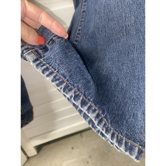 Vintage 90s Y2K Calvin Klein Blue Jeans High Rise Size 8 100% Cotton - Picture 4 of 7